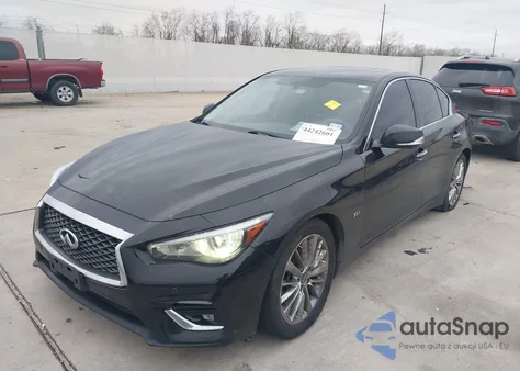 2018 Infiniti Q50 3.0T Luxe z USA, uszkodzony, nr VIN JN1EV7AP2JM363554